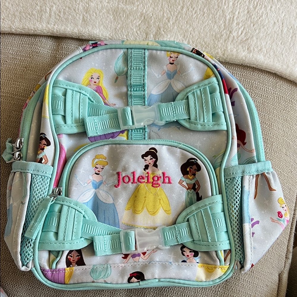 Pottery Barn Kids Princess Backpack - Mint and Multicolor